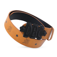 DBC Monogram Belt (Cognac/Black)