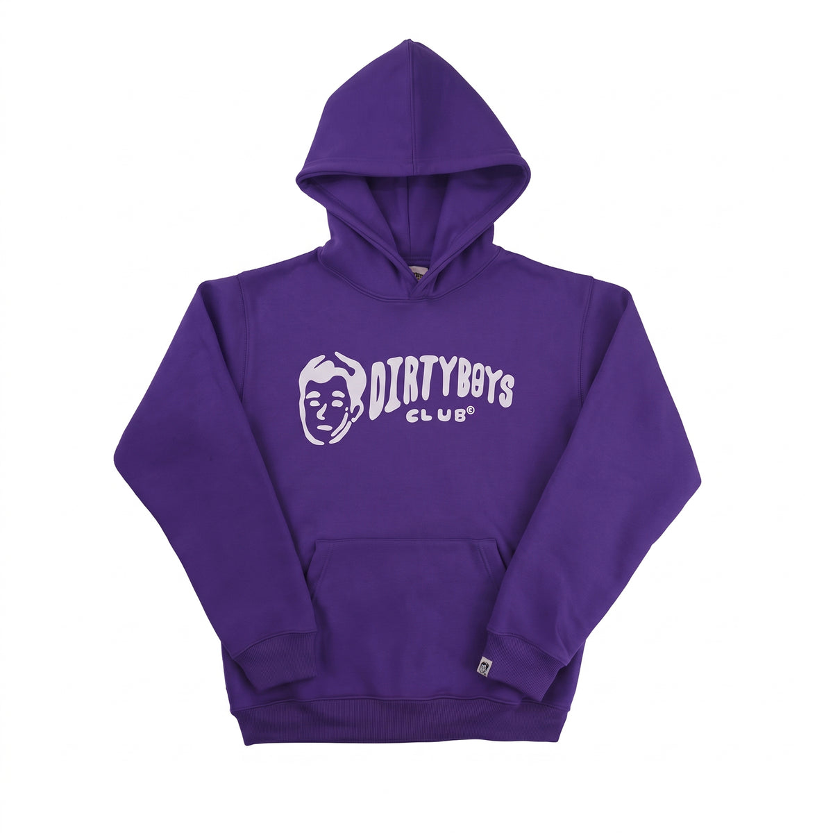 DBC Capsule Hoodie in purple, front view