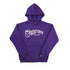 DBC Capsule Hoodie in purple, front view