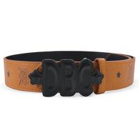DBC Monogram Belt (Cognac/Black)