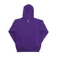 DBC Capsule Hoodie in purple, back view