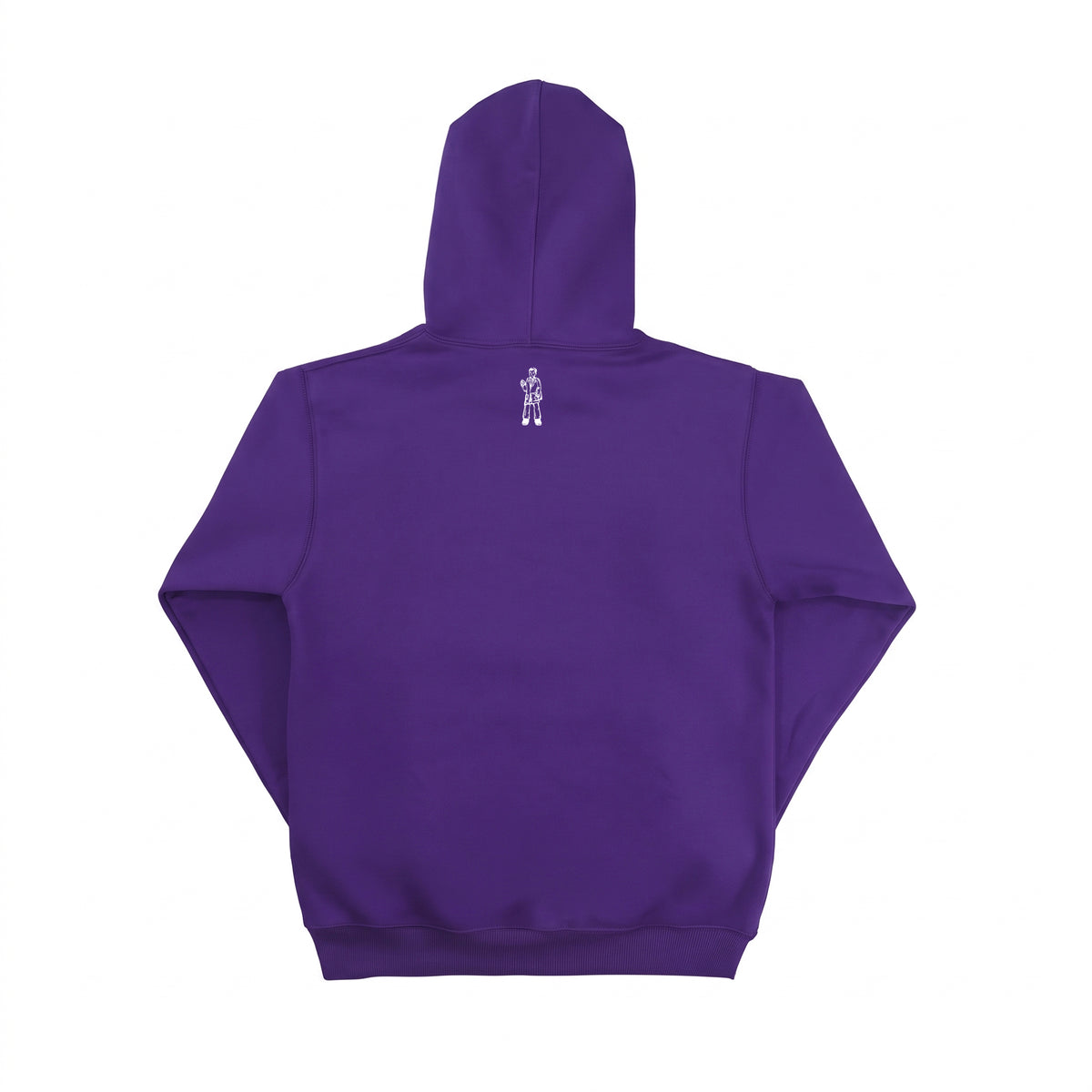 DBC Capsule Hoodie in purple, back view